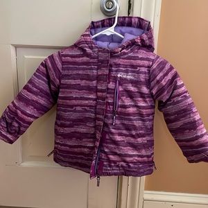 Columbia girls coat size 4T
